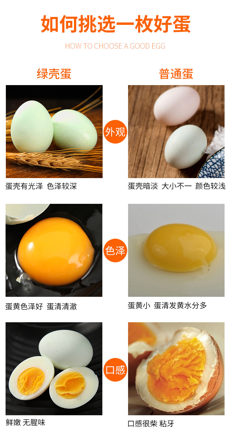 【扶贫馆】农村散养鸡蛋新鲜自家谷物蛋15枚绿壳蛋15枚
