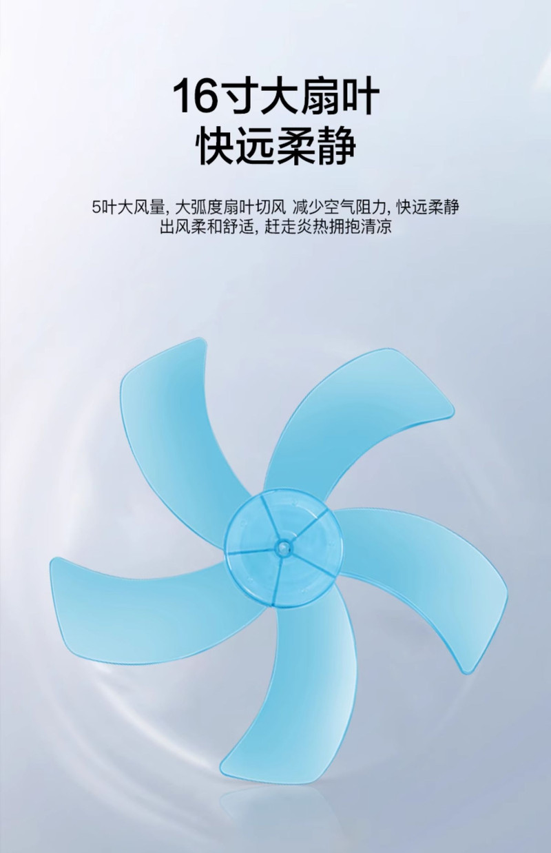 美的/MIDEA 壁扇挂壁式电风扇家用壁挂遥控大风力音静工业墙壁商用免打孔