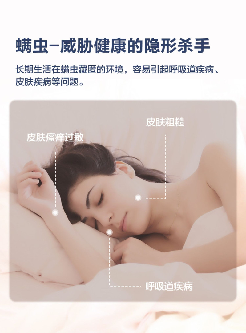 美的/MIDEA 除螨仪家用床上除螨吸尘器一机多用大吸力紫外线杀菌机B1