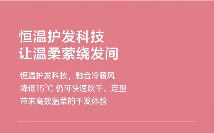 飞利浦/PHILIPS 电吹风机家用大功率 恒温速干 发廊沙龙专业级吹风筒 负离子