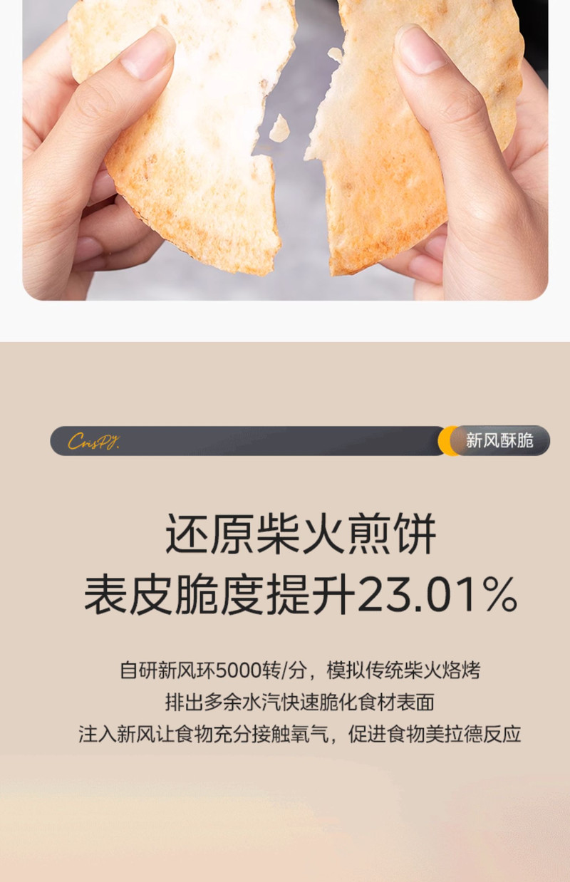 美的/MIDEA 麦香电饼铛家用双面加热烤盘可拆卸全自动薄饼机煎烤机烙饼锅