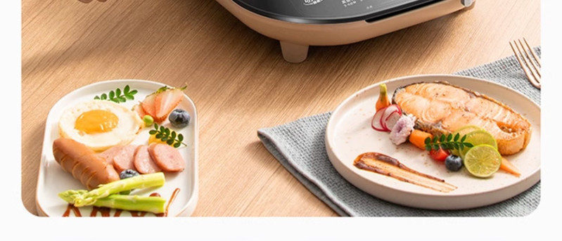 美的/MIDEA 电饼铛家用烙饼锅煎饼双面加热加深加大可拆洗