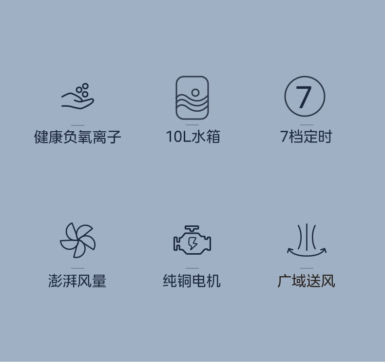 美的/MIDEA 空调扇家用立式冷风机制冷迷你小空调负离子遥控制冷