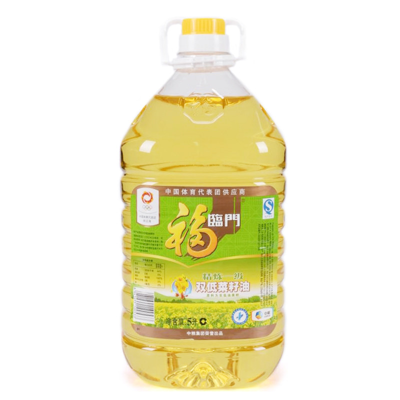 【一百】福临门精炼一级双低菜籽油5L（需自提）