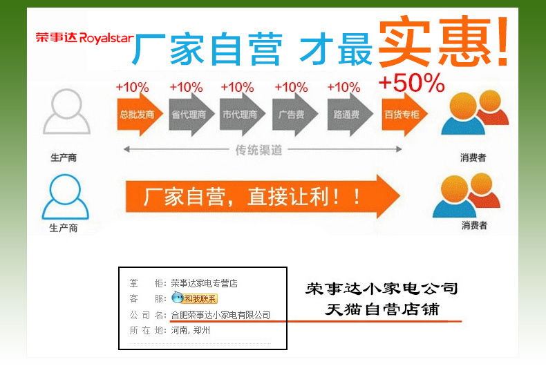 Royalstar/荣事达 RBC-35M白瓷电炖锅3.5升 煮粥煲烫电炖锅 新品外观升级