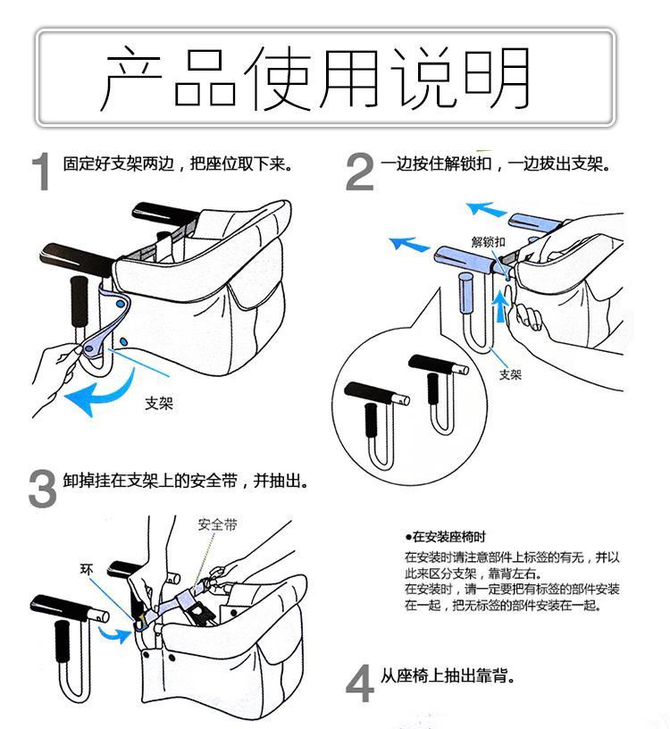 多功能儿童餐椅折叠便携 宝宝餐椅婴儿桌边椅 整重仅1.8公？