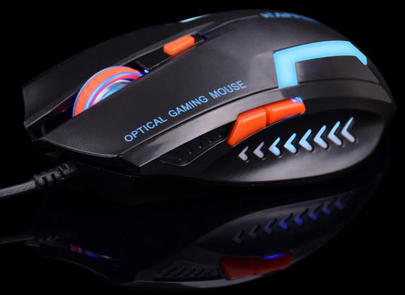 游戏竞技 电脑有线鼠标 CFLOL游戏 笔记本办公发光鼠标
