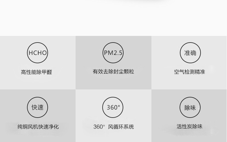 德国空气净化器家用除甲醛雾霾卧室静音除烟除尘PM2.5负离子氧吧