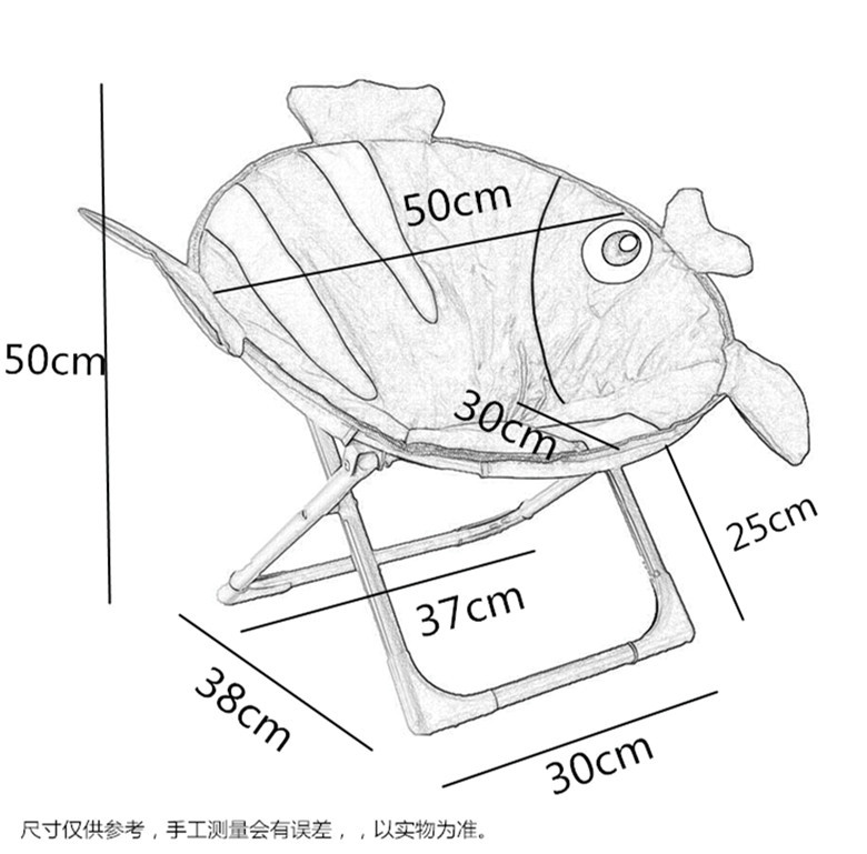 儿童月亮椅卡通小凳子宝宝餐椅折叠靠背椅便携户外沙滩椅幼儿园椅