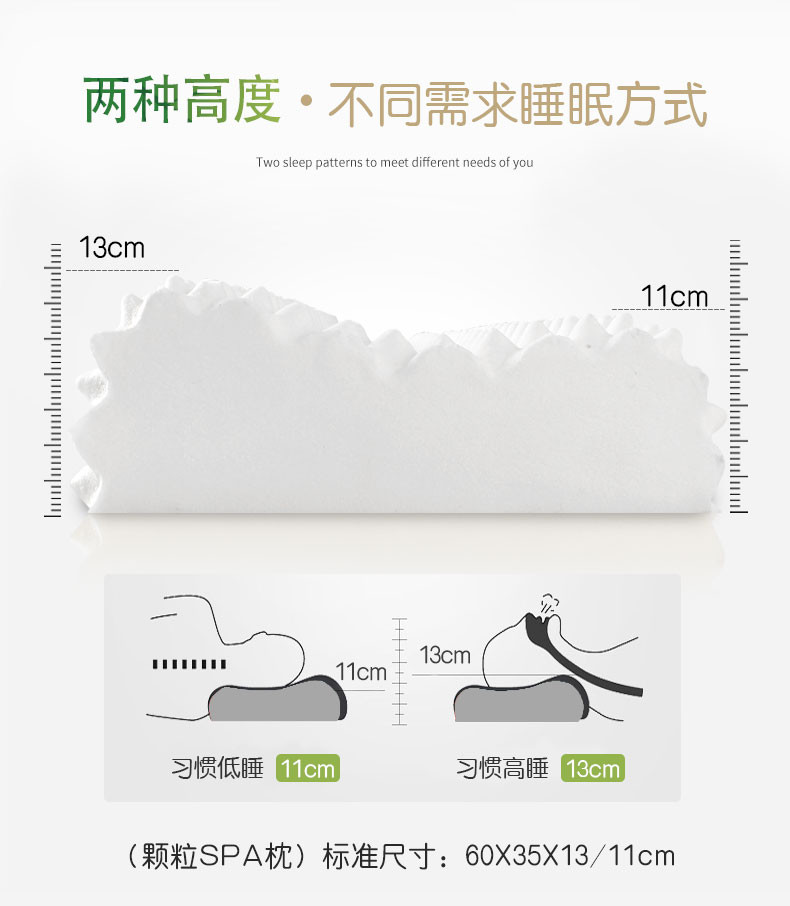 泰国乳胶枕头护颈枕保健枕记忆枕芯进口天然橡胶枕颈椎枕