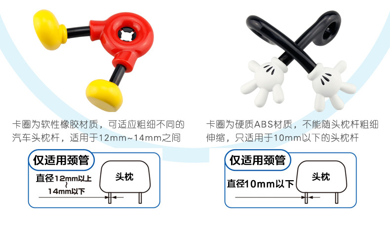 汽车挂钩创意配件用品 车内车用 卡通车载座椅背隐藏式挂钩多功能