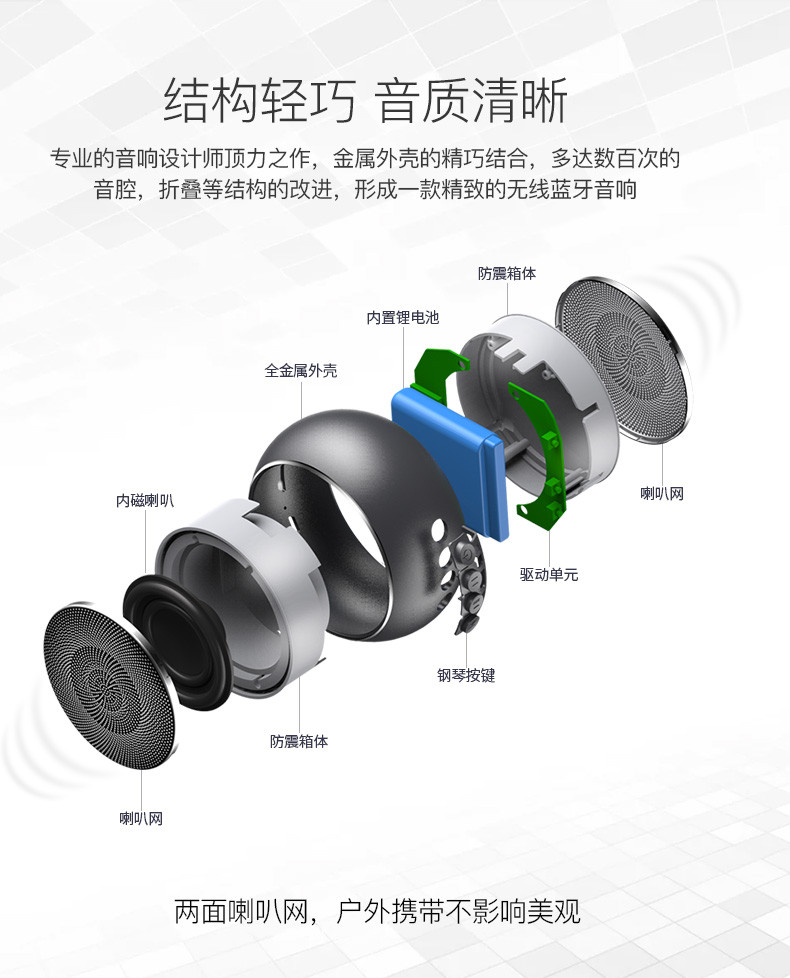 无线蓝牙音响便携插卡户外手机低音小钢炮迷你音箱