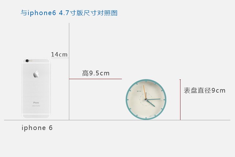 闹钟静音简约床头创意钟表个性学生女儿童韩版可爱小闹钟迷你卧室