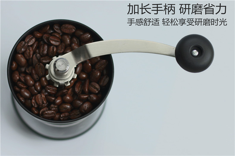 手动咖啡豆研磨机 手摇磨豆机家用小型水洗陶瓷磨芯手工粉碎器
