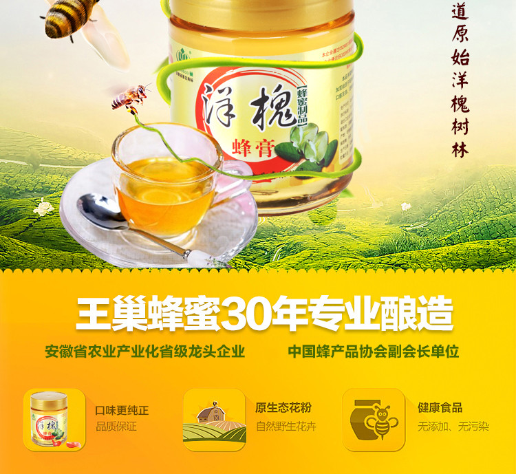 王巢 洋槐蜂膏  500克