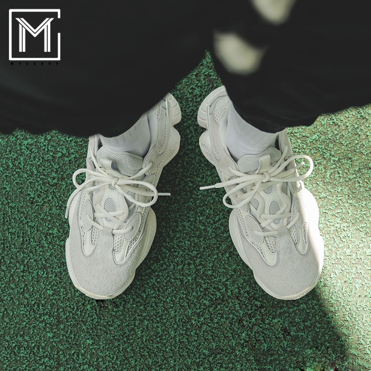 阿迪达斯Adidas阿迪达斯Yeezy500椰子500骨白色侃爷复古老爹鞋FV3573