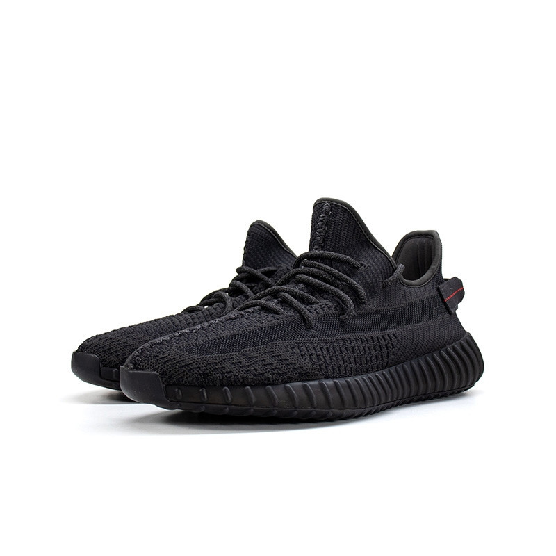 男鞋跑步鞋YeezyBoost350V2黑天使反光运动椰子鞋运动鞋FU9006