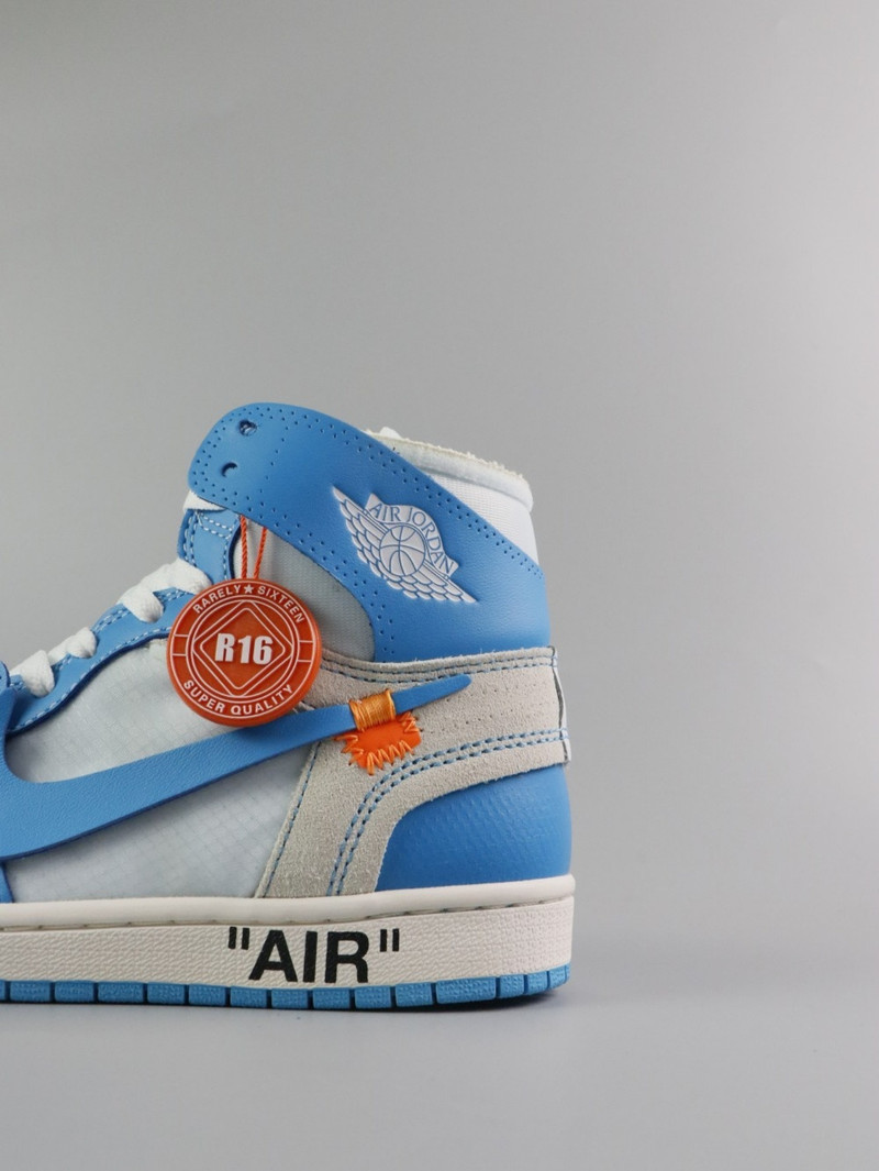 耐克NIKEAJ1 Off–White UNc THE TEN北卡男子休闲板鞋Aq0818–148