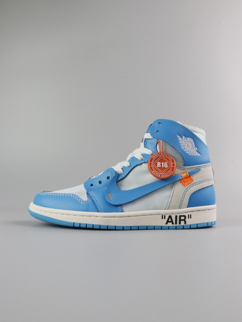 耐克NIKEAJ1 Off–White UNc THE TEN北卡男子休闲板鞋Aq0818–148