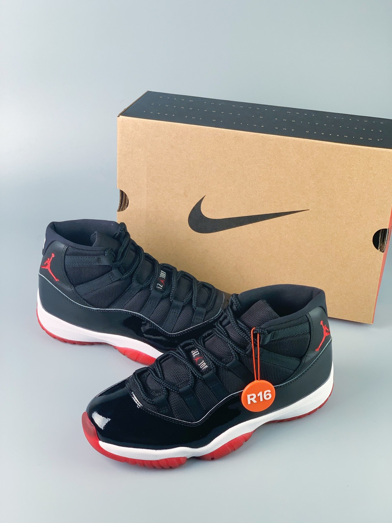 耐克NIKE Air Jordan 11 Bred AJ11 黑红大魔王高帮篮球鞋378037061