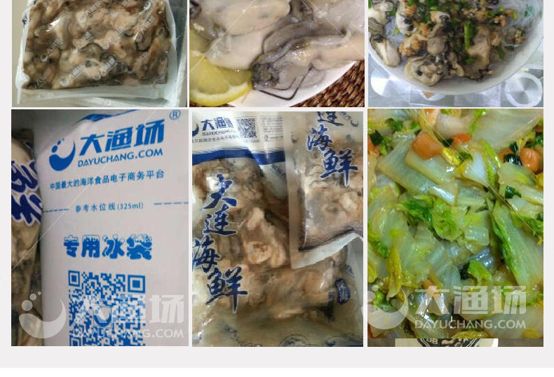 【大渔场】生蚝肉海蛎子肉 500g 原汁原味牡蛎生蚝肉 现剥海蛎子
