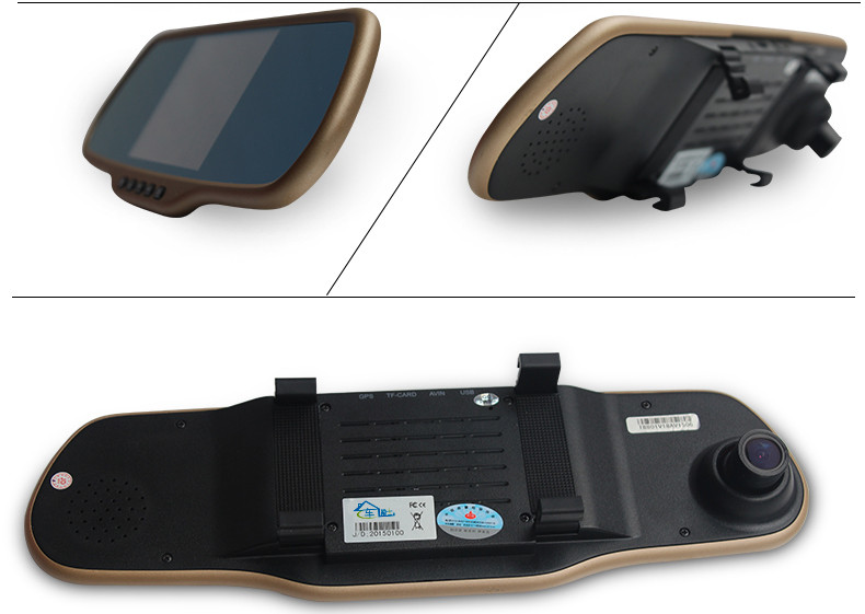 车爵士 语音声控智能行车记录仪带WIFi 蓝牙 倒车影像 安卓 导航仪 5英寸电容触摸屏