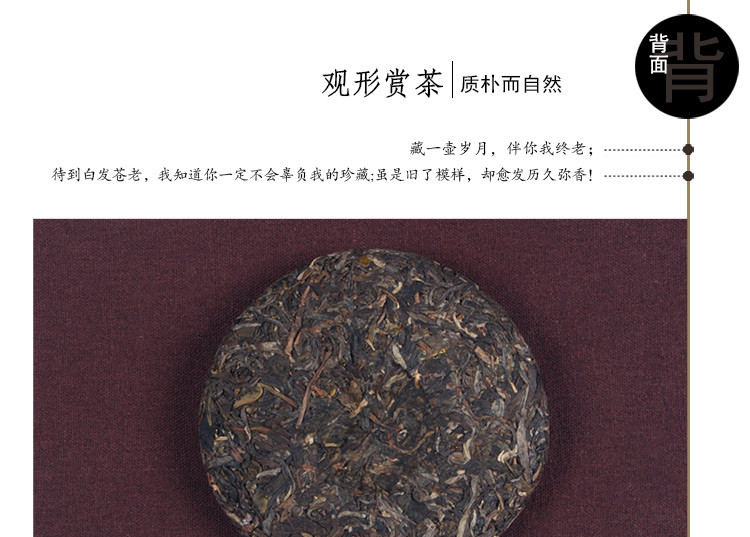 普育 经典生饼 勐海之春 云南普洱茶生茶叶 125g陈年老茶 2011年