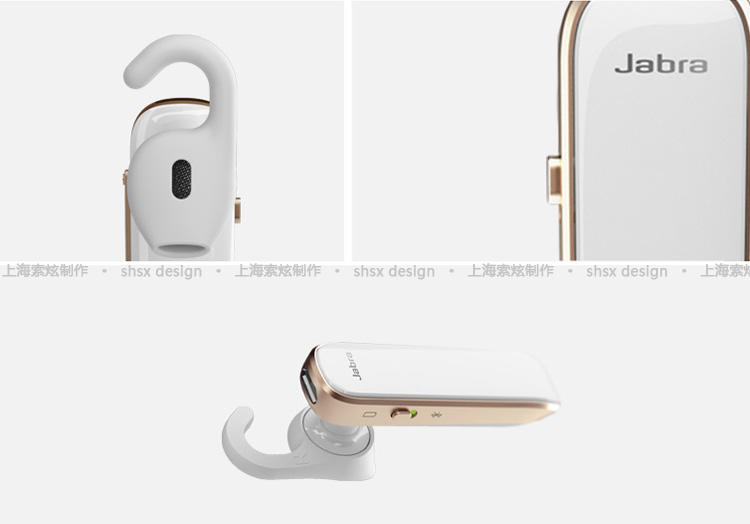 捷波朗（Jabra）BOOST劲步 商务通话蓝牙耳机  通用型 耳挂式 黑/金/白