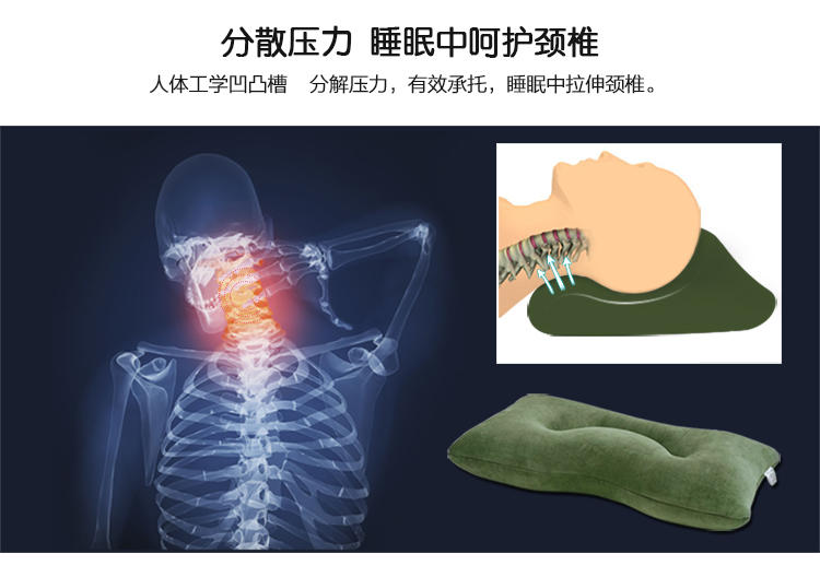 CASABLANCA卡撒天娇保护颈椎枕芯健康枕芯备长碳安睡枕长碳枕头