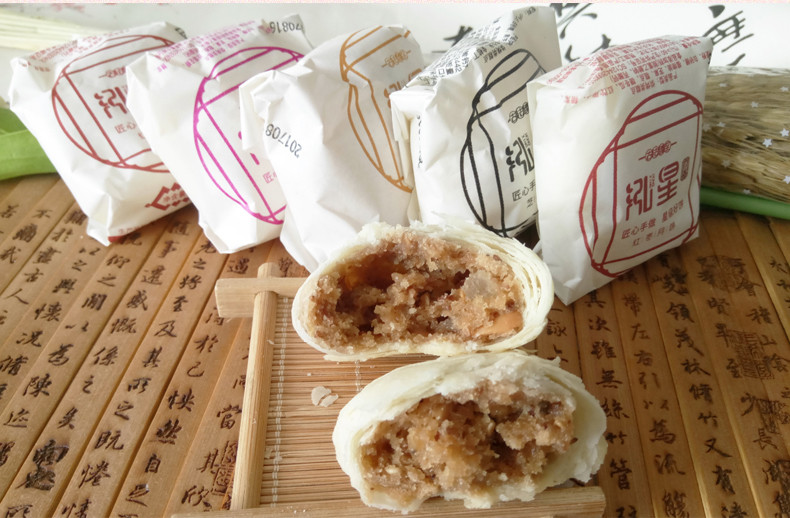 益客讯 【竹溪馆】湖北益客迅苏式月饼中秋节月饼酥皮10个装