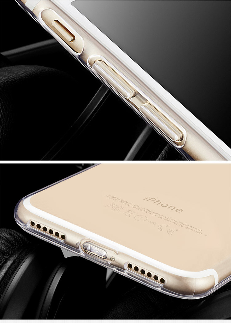 机械战警   iphone7P苹果7/7P轻薄手机保护壳 透明硅胶套