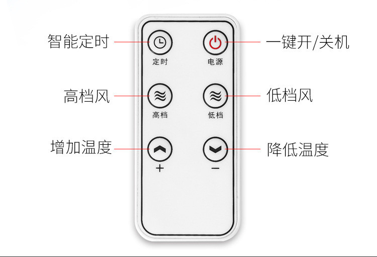 欧德易扬子系列PTC暖风机 家用取暖器立式电暖风浴室热风电暖器节能省电速热电暖气19