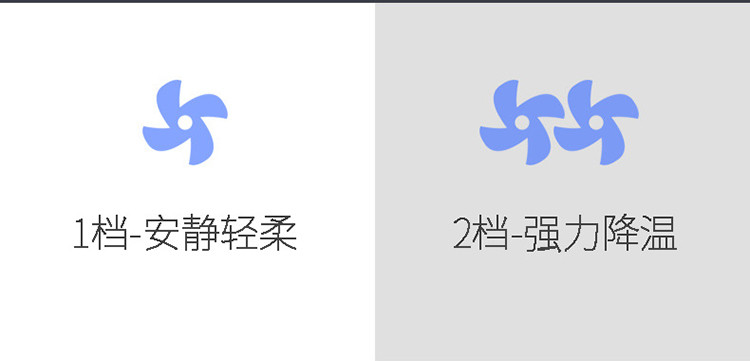 【欧德易】usb夹扇HBF-6BJ静音迷你办公学生宿舍床上桌面二挡风可夹可挂小风扇