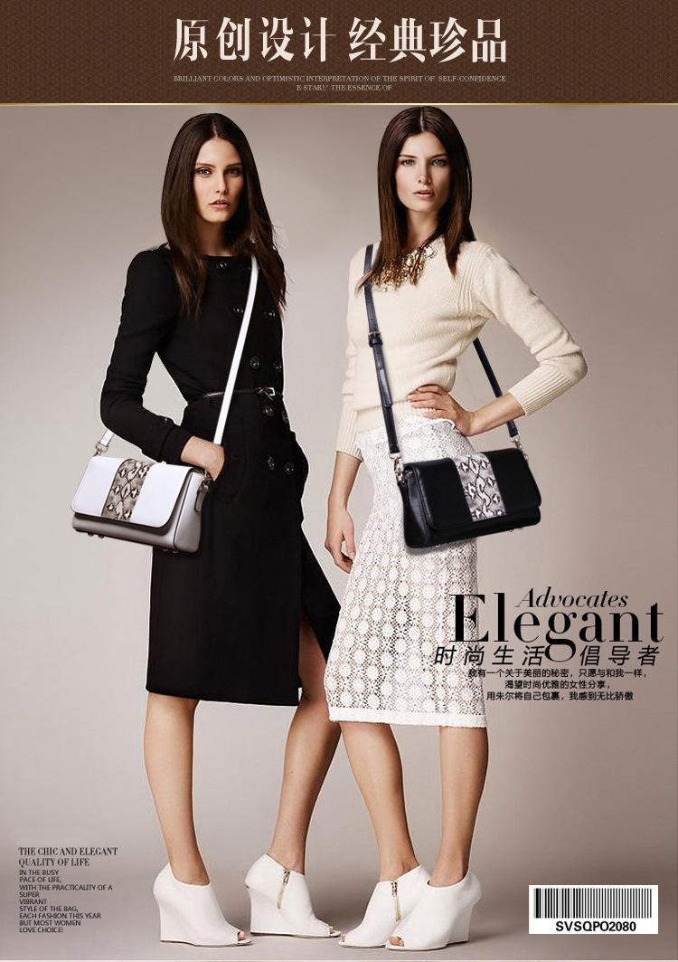 2016新款欧美时尚真皮女包 手提包  女士包包手拿包
