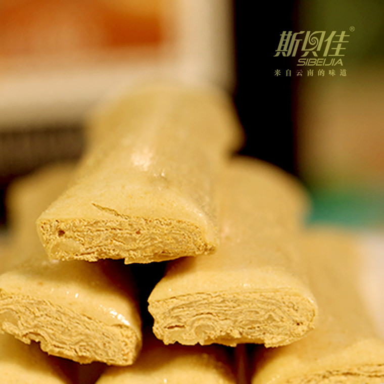【斯贝佳豆末糖】云南特产 立式豆末糖 层层香酥 300克 点心美食 修改