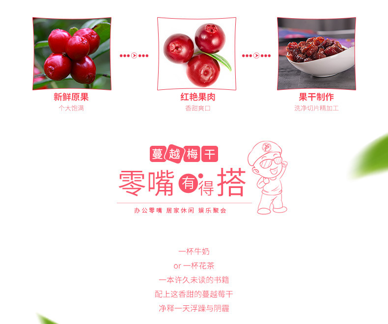 【湛江馆】卢司令蔓越莓干118g