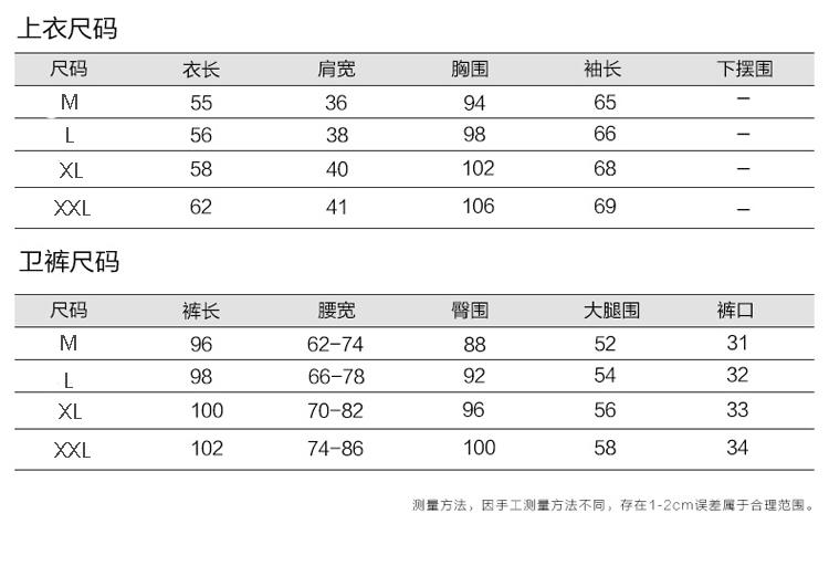 L运动套装秋装 秋新款韩版休闲长袖长裤两件套女装