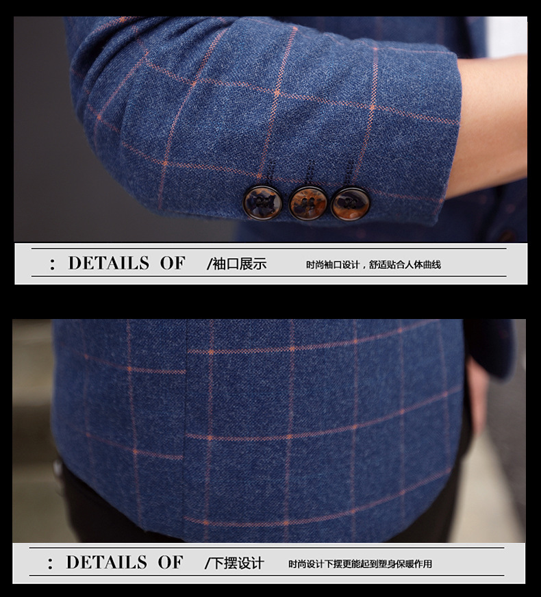 YS春季男式休闲小西装韩版商务修身型男士便西小西服上衣服外套