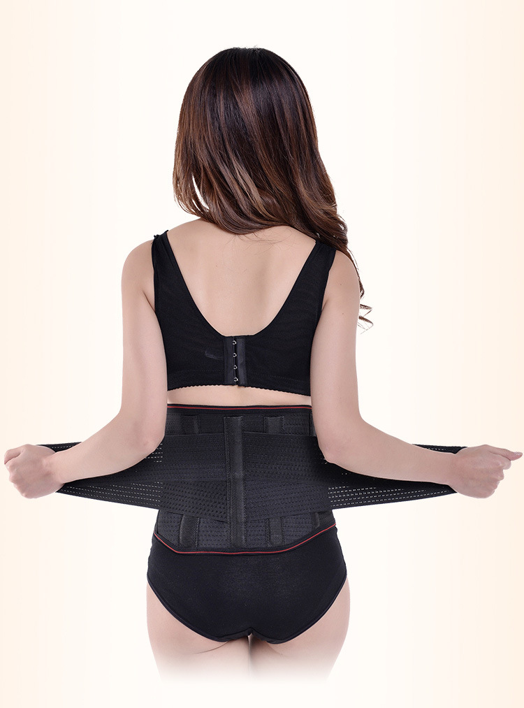 K冬季护腰 托玛琳自发热护腰带 钢板磁疗保暖护腰带 男女通用