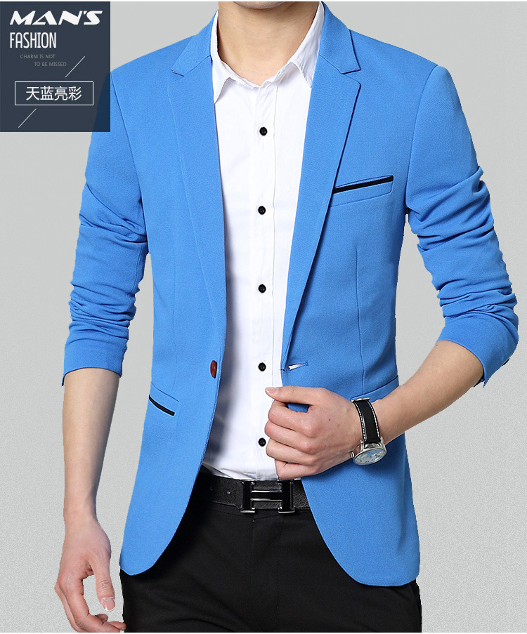 SY新款小西装男士韩版修身西服男版青年大码外套商务潮流