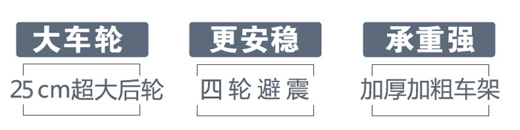 高景观婴儿推车双向可坐可躺超轻便携折叠避震四轮宝宝儿童手推车