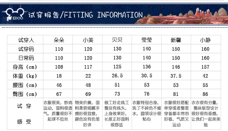 edoo童套装2017年夏季新品韩版童装女童中大童儿童全棉短袖中裤两件套