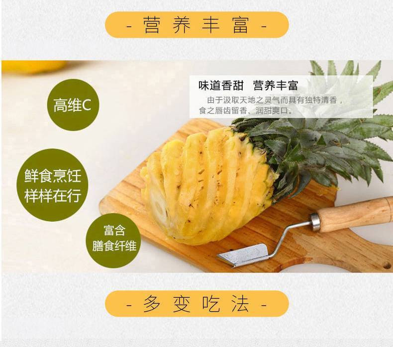 湛江徐闻新鲜水果大菠萝广东特产2个装 邮政农品精美礼盒装