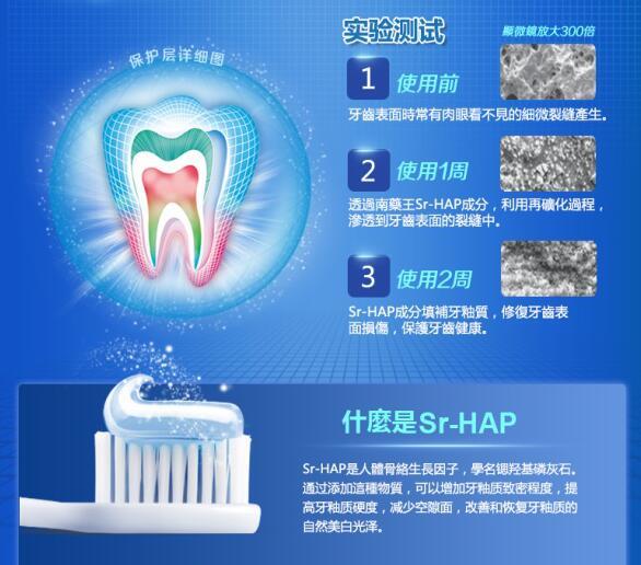 【佛山馆】南药王 防蛀固齿去渍去黄美白薄荷香型口腔护理牙膏