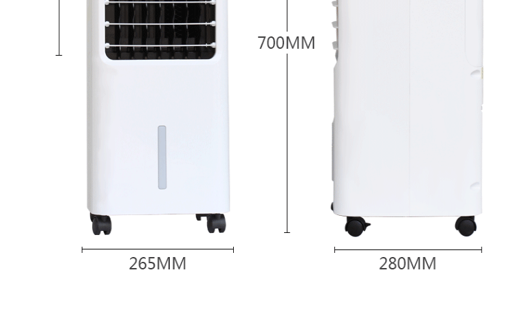 【东莞馆】美的（Midea）冷风扇移动空调冷电风扇家用大风量冰晶制冷冷风机凉风扇AC100-18D