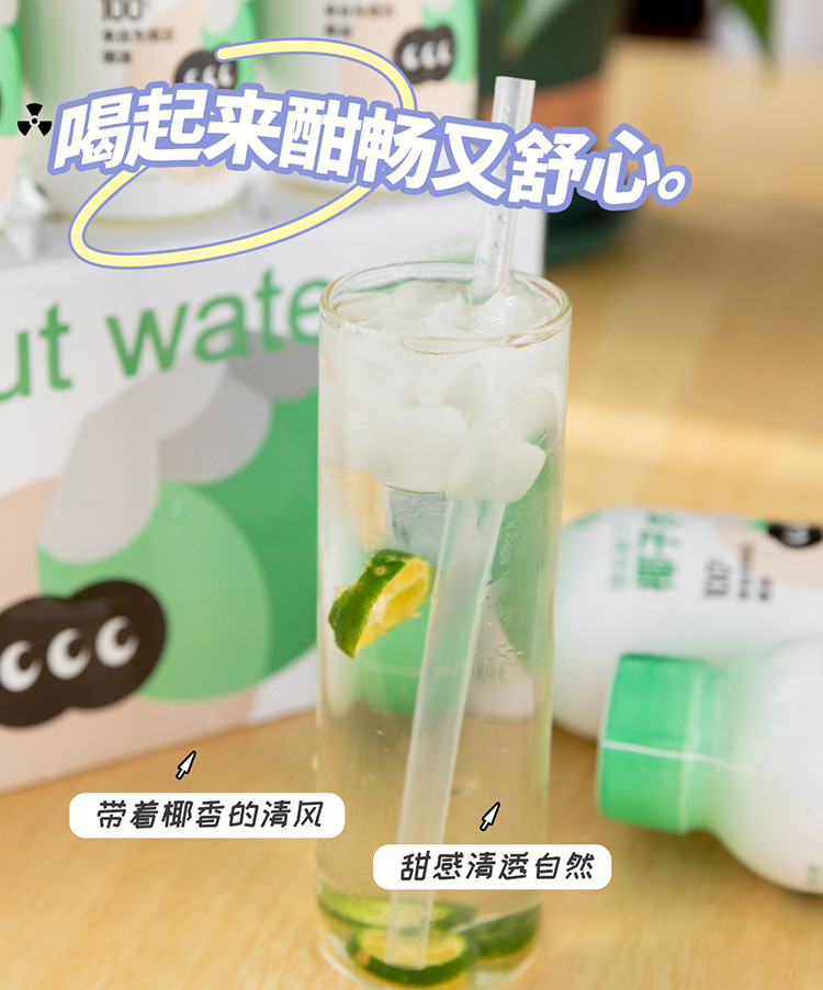 椰谷 【东莞馆】领头鲜椰汁水245ML*8瓶