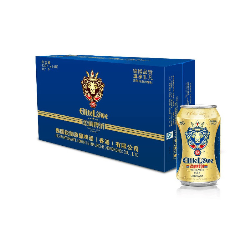 【海南陵水馆】锐狮啤酒 经典10° 1*24*330ml