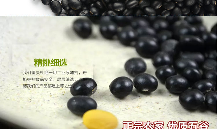 山西特产 农家五谷杂粮 黑豆 非转基因大豆发芽榨豆浆【250g】