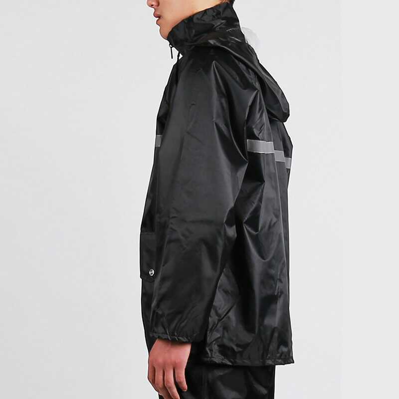 雨衣套装 执勤雨衣 POLICE反光条防雨服 雨季雨衣 雨裤