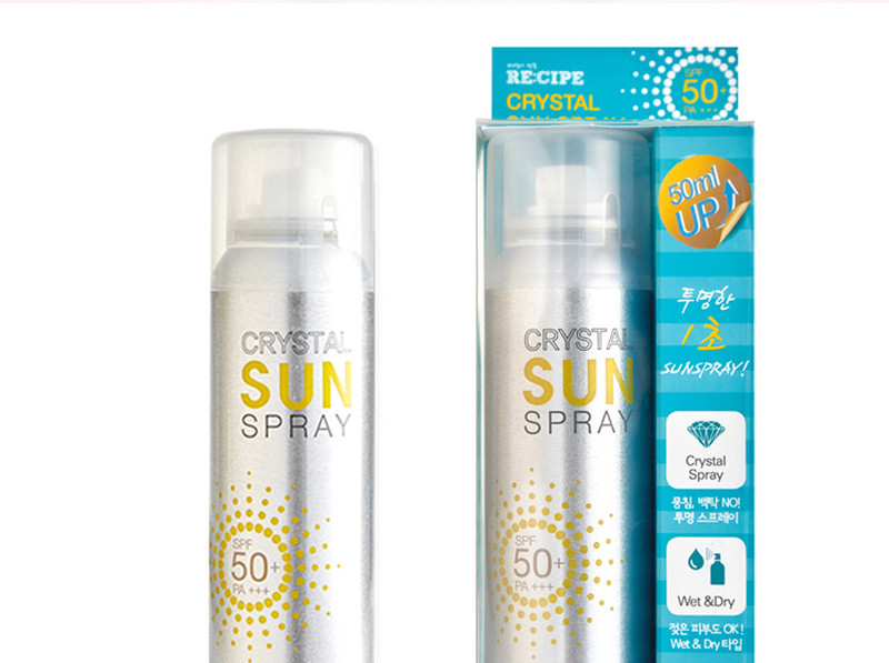 RE:CIPE 玥之秘水晶防晒喷雾SPF50+PA+++150ml*2支